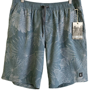 LINKSOUL Mens Size L Storm Colored-NWT-Saturday Short-Rustler Print